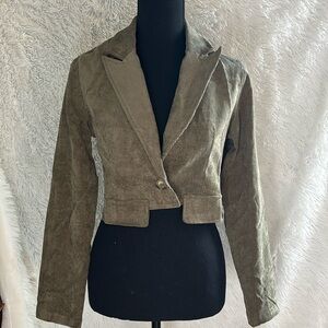 NWT UNIQ Cropped Blazer Size Small Juniors